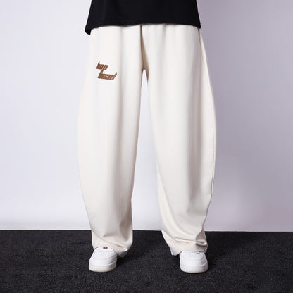 IVORY EXTREME BAGGY BASIC SWEATPANTS