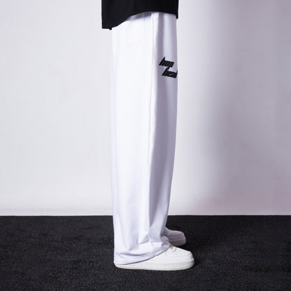 WHITE EXTREME BAGGY BASIC SWEATPANTS