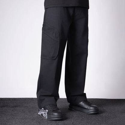 BLACK UTILITY POCKETS COTTON CARGO