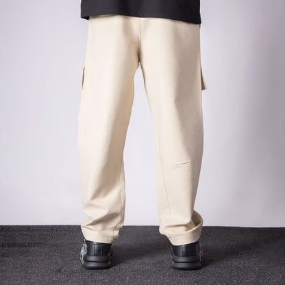 IVORY FRONT POCKET COTTON CARGO