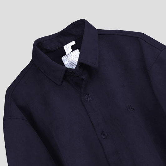 SPACE BLUE CLASSIC SUEDE SHIRT