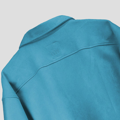 TURQUOISE CLASSIC SUEDE SHIRT