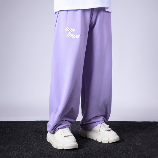 LAVENDER EXTREME BAGGY BASIC SWEATPANTS