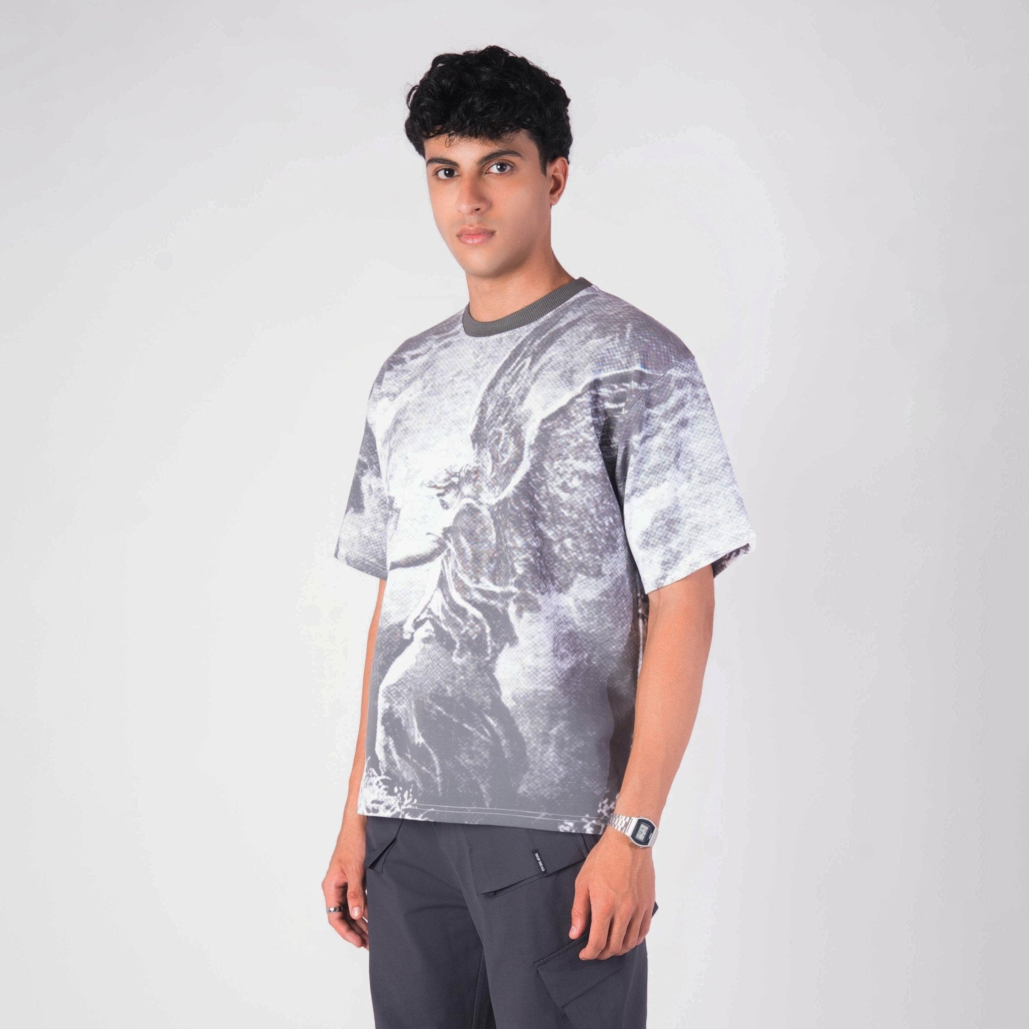 ANGEL OF LORD OVERSIZED GRAPHIC T - SHIRT - Hophead