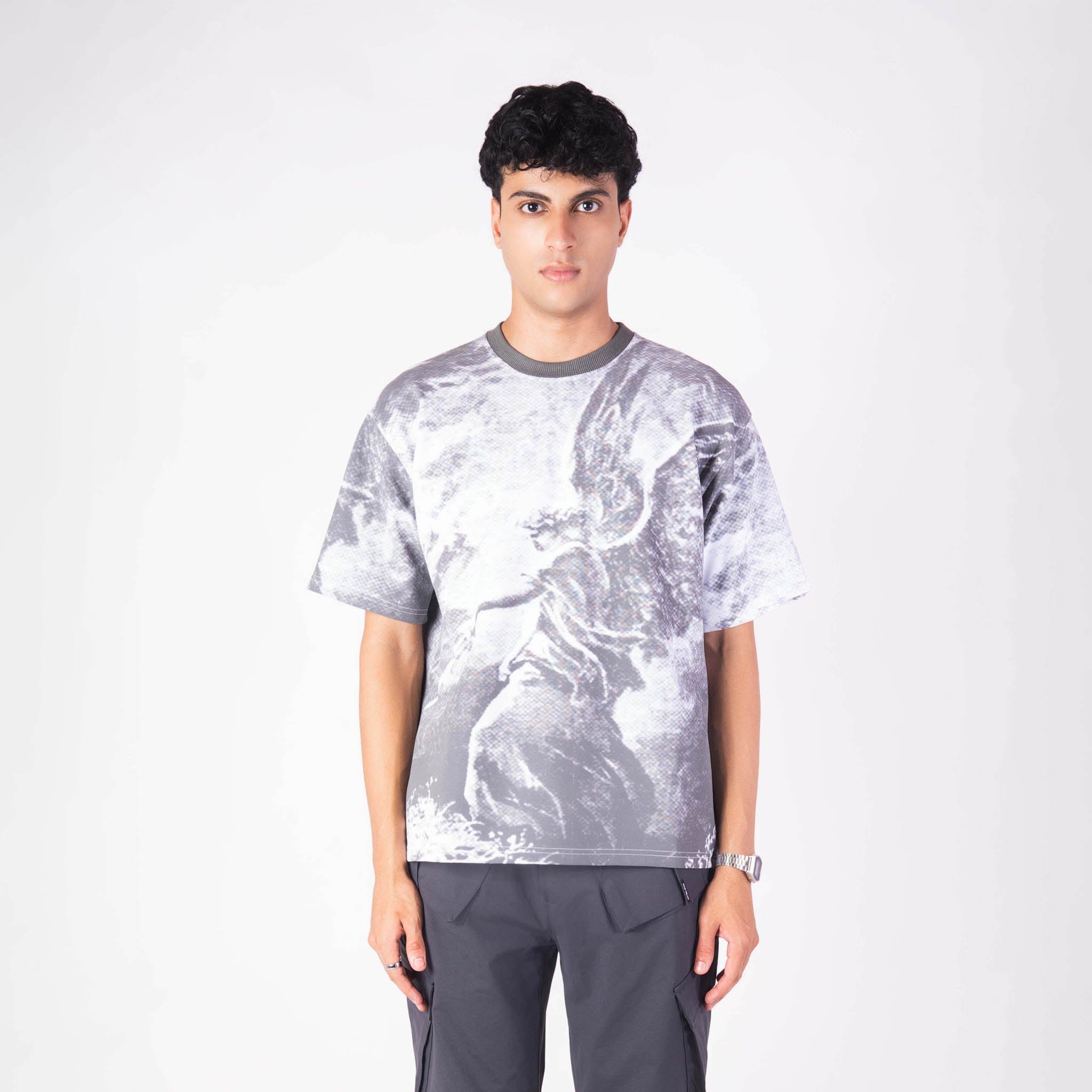 ANGEL OF LORD OVERSIZED GRAPHIC T - SHIRT - Hophead