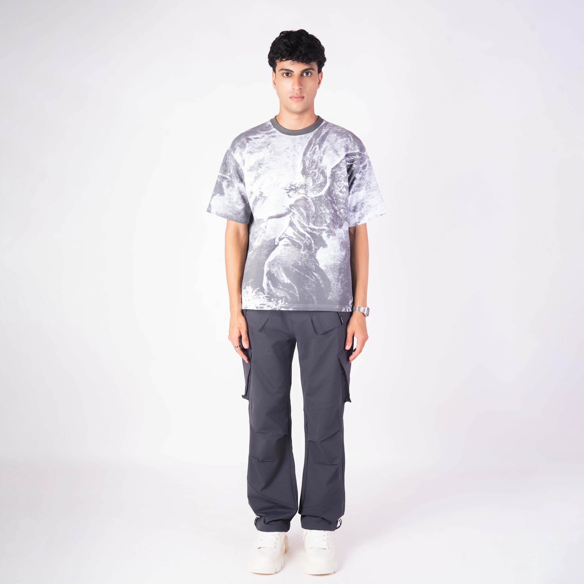 ANGEL OF LORD OVERSIZED GRAPHIC T - SHIRT - Hophead