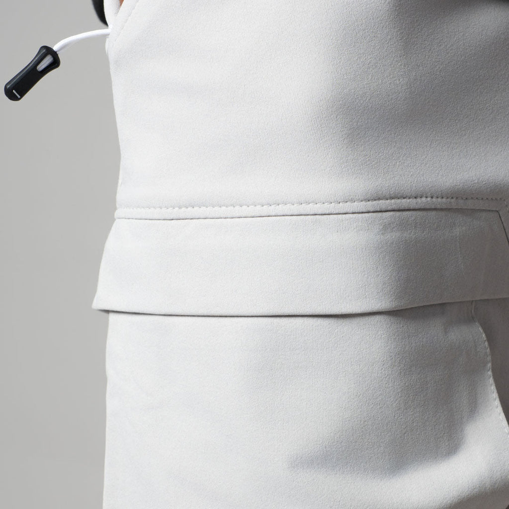 ASH GREY DOUBLE POCKET SHORTS - Hophead