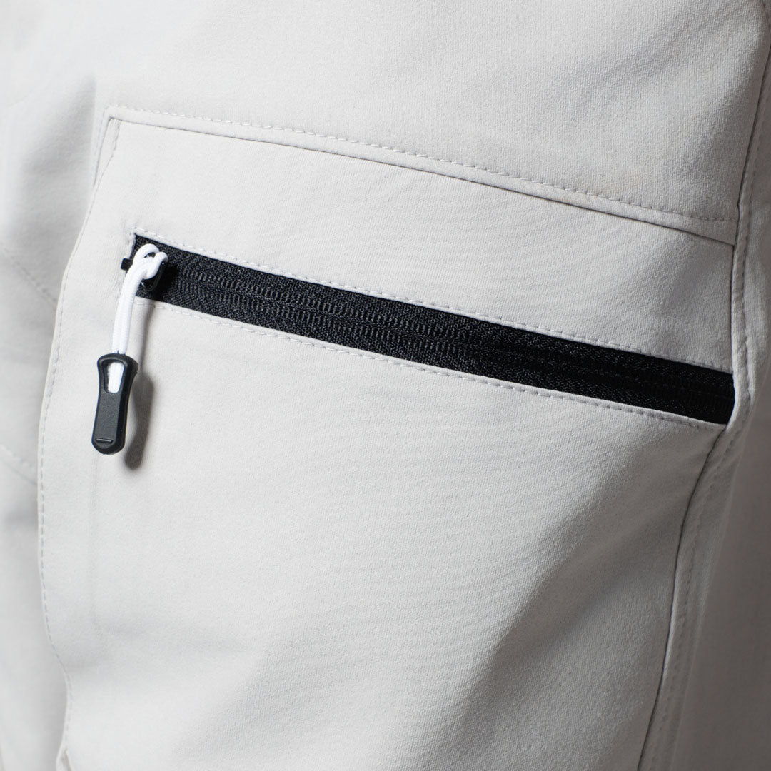 ASH GREY DOUBLE POCKET SHORTS - Hophead