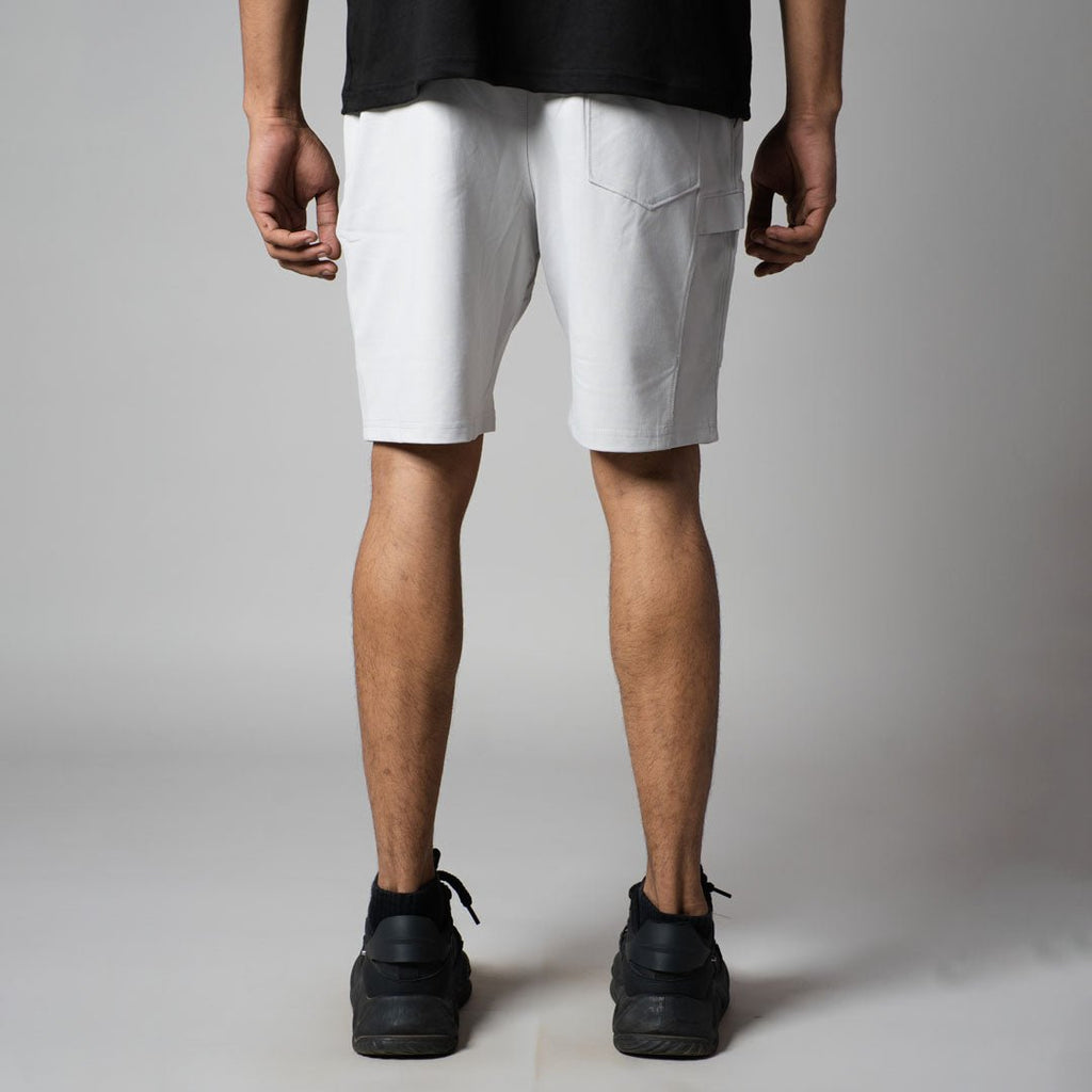 ASH GREY DOUBLE POCKET SHORTS - Hophead