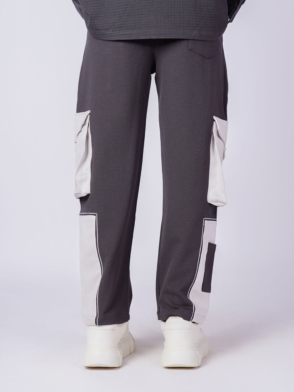 ASH GREY SUEDE POCKET CARGO - Hophead