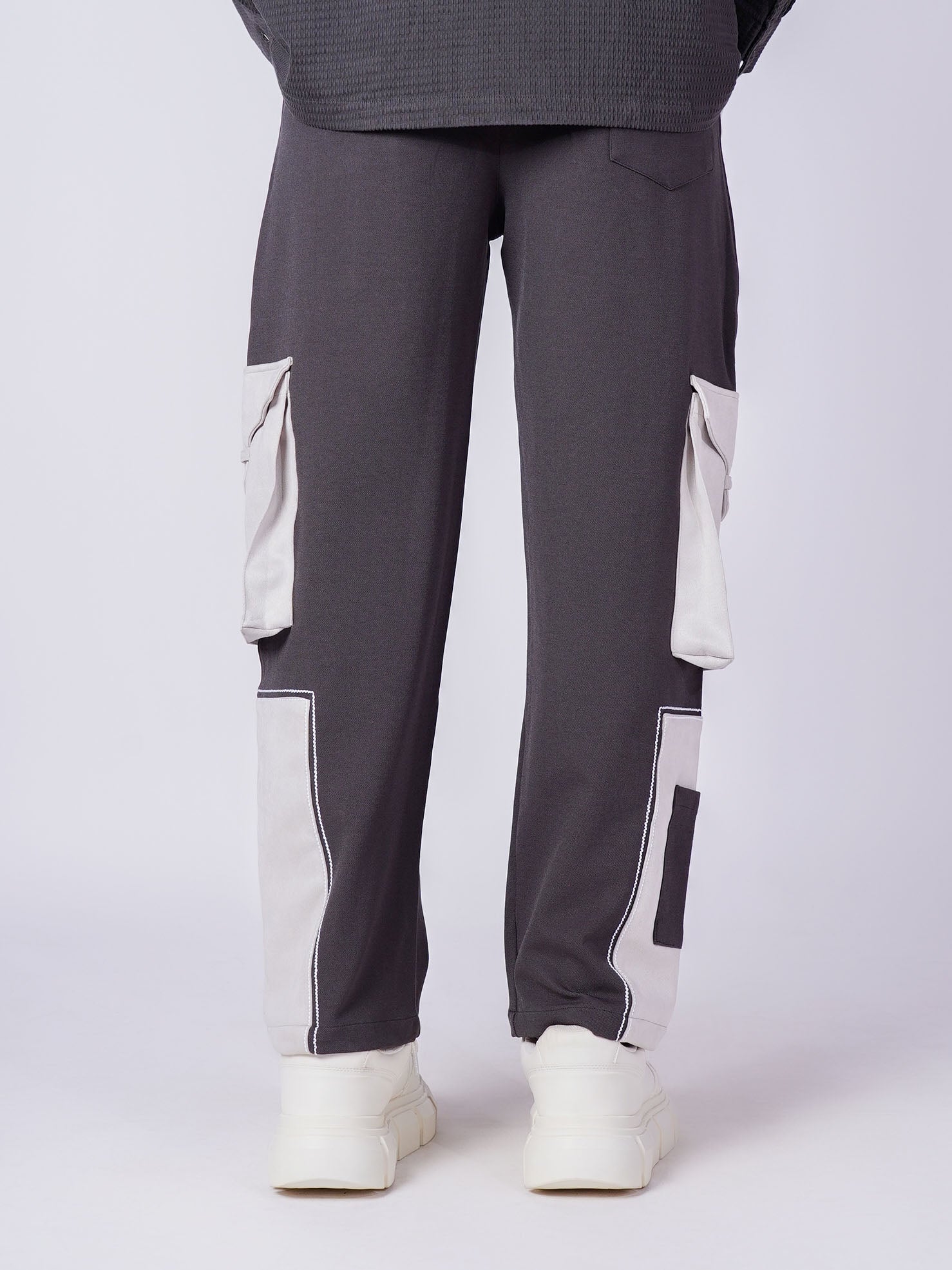 ASH GREY SUEDE POCKET CARGO - Hophead