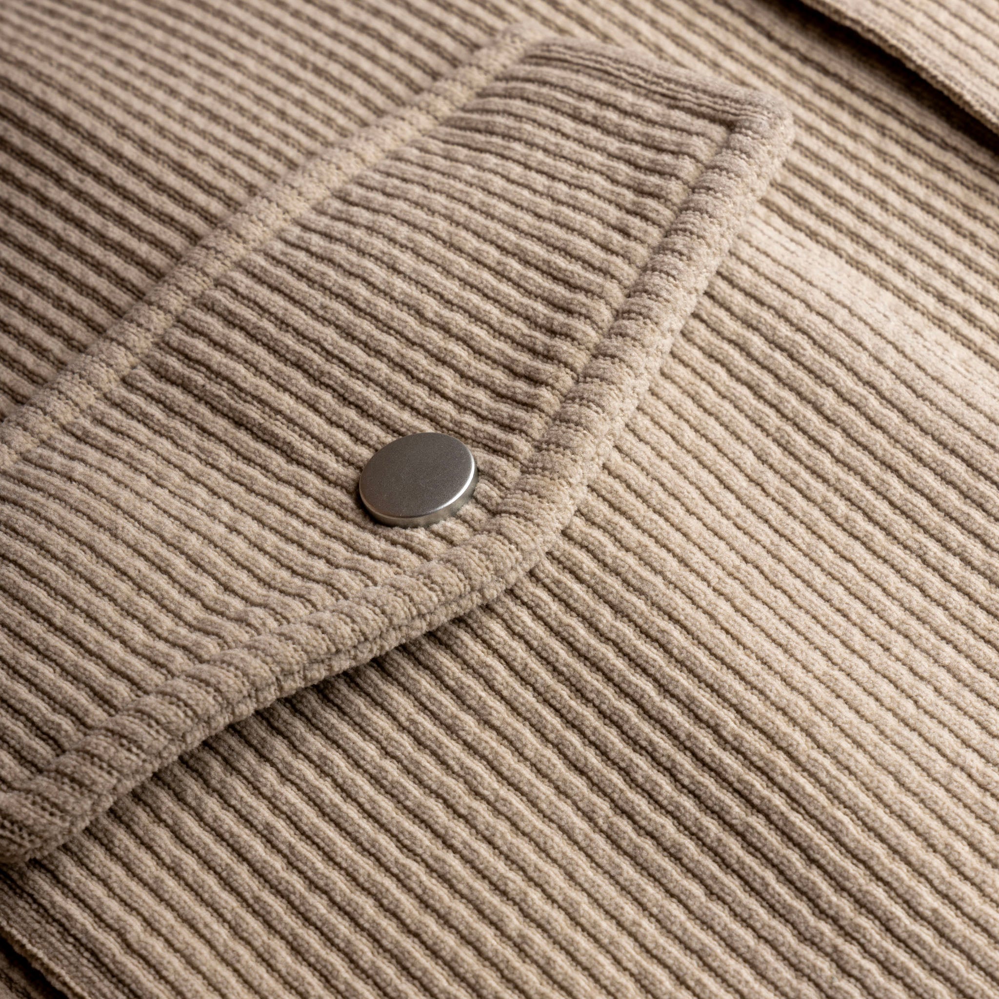 BEIGE CORDUROY SHACKET - Hophead