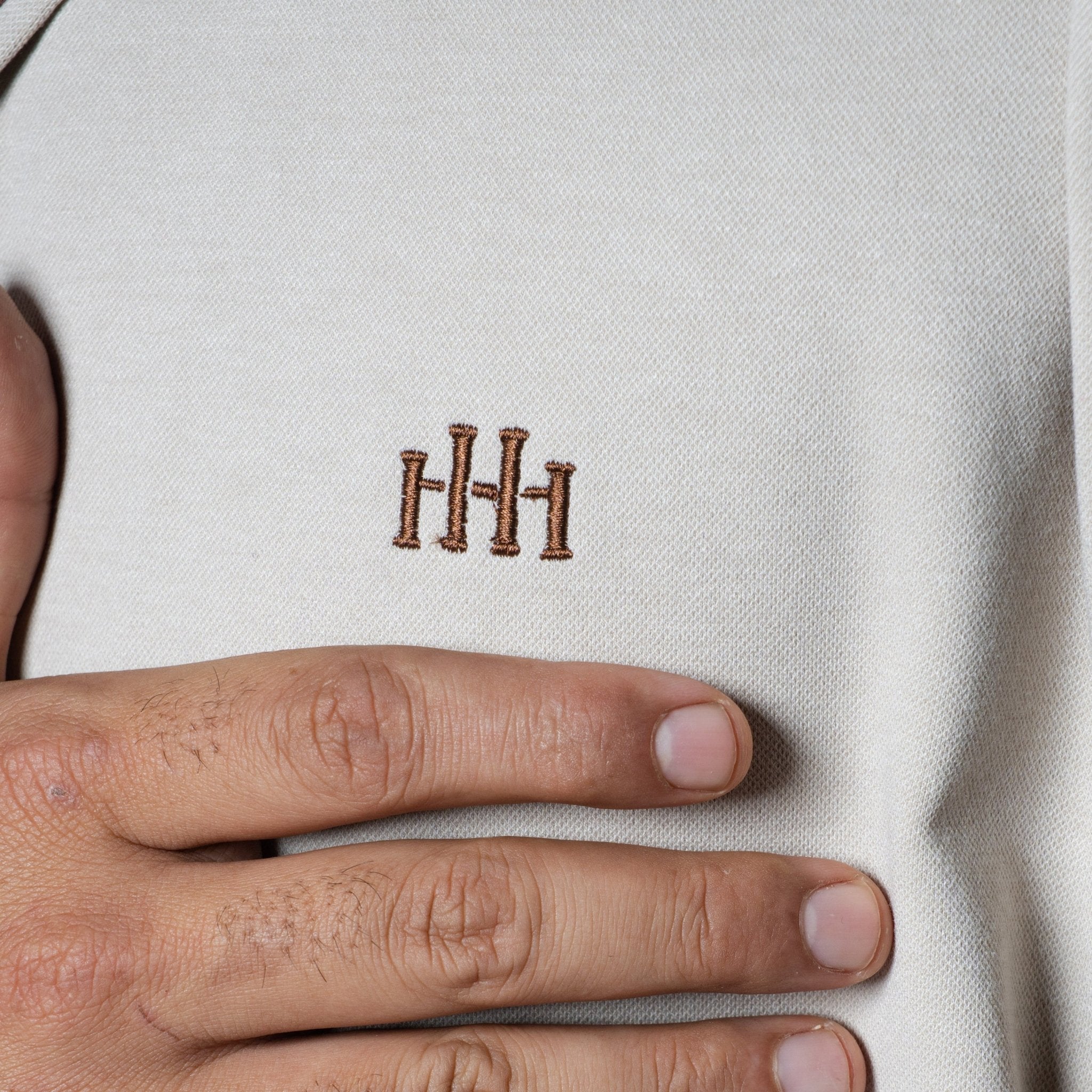 Beige Cuban Collar Shirt - Hophead