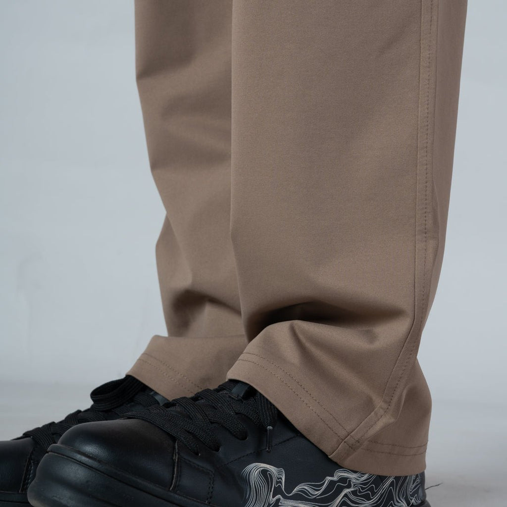 BEIGE DOUBLEDECK POCKET CARGO SWEATPANT - Hophead