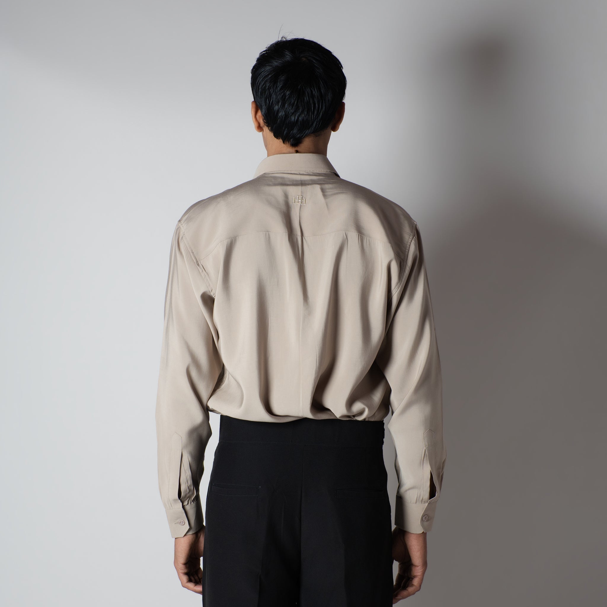 BEIGE ESSENTIAL SUEDE LUXE SHIRT - Hophead