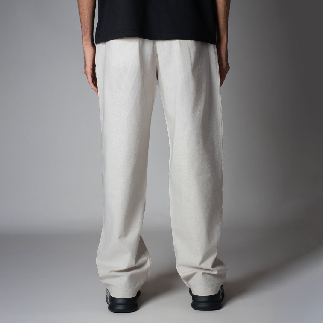 BEIGE LINEN PANTS - Hophead