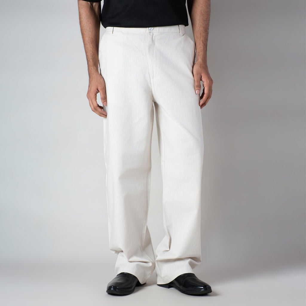 BEIGE LINEN PANTS - Hophead
