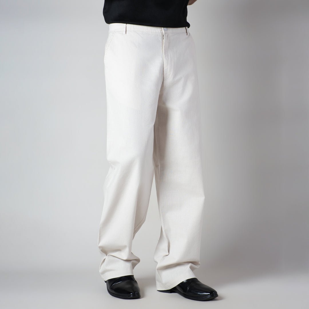 BEIGE LINEN PANTS - Hophead