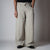 BEIGE PINSTRIPE WIDE PANTS