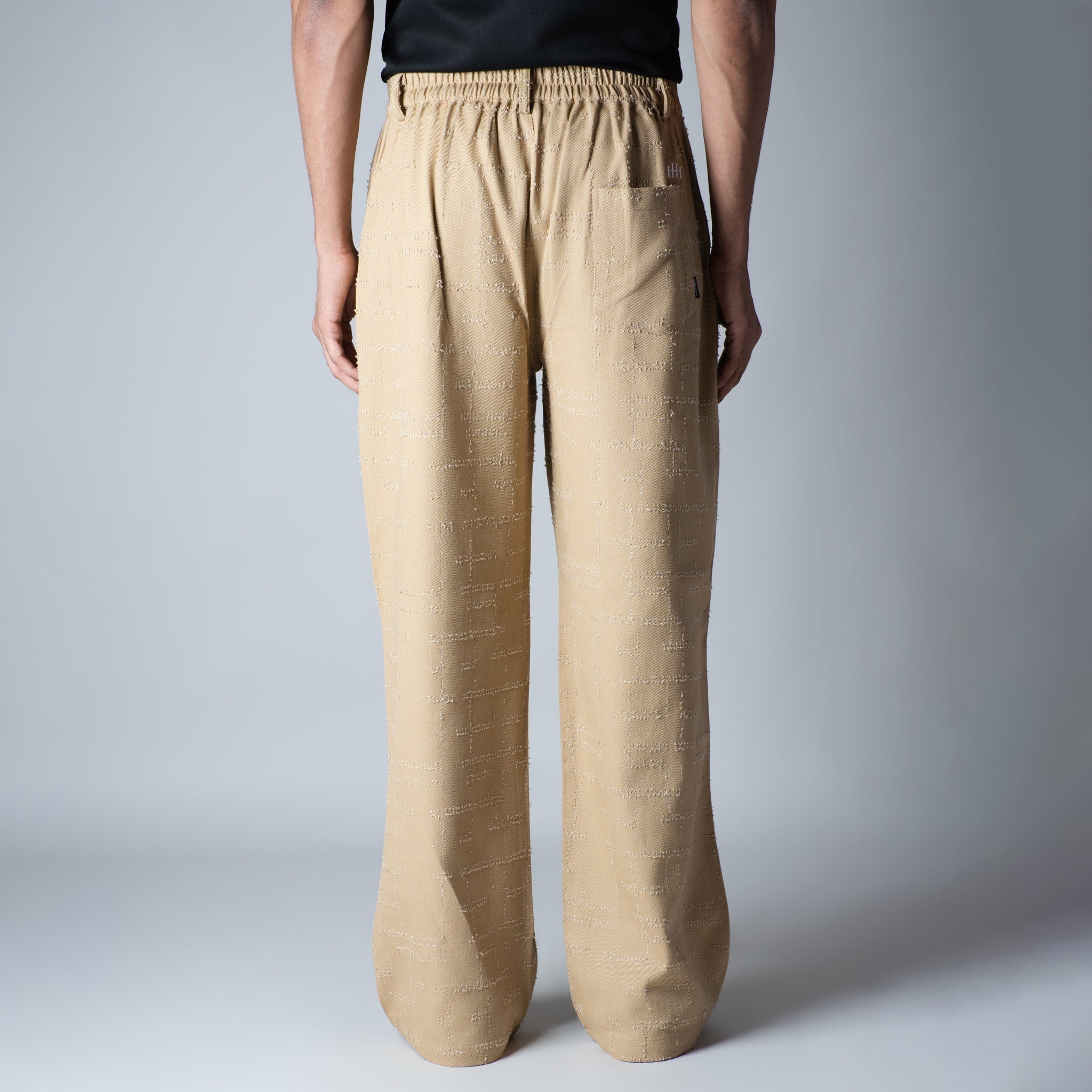 BEIGE ROOFING BOOT CUT DENIM - Hophead
