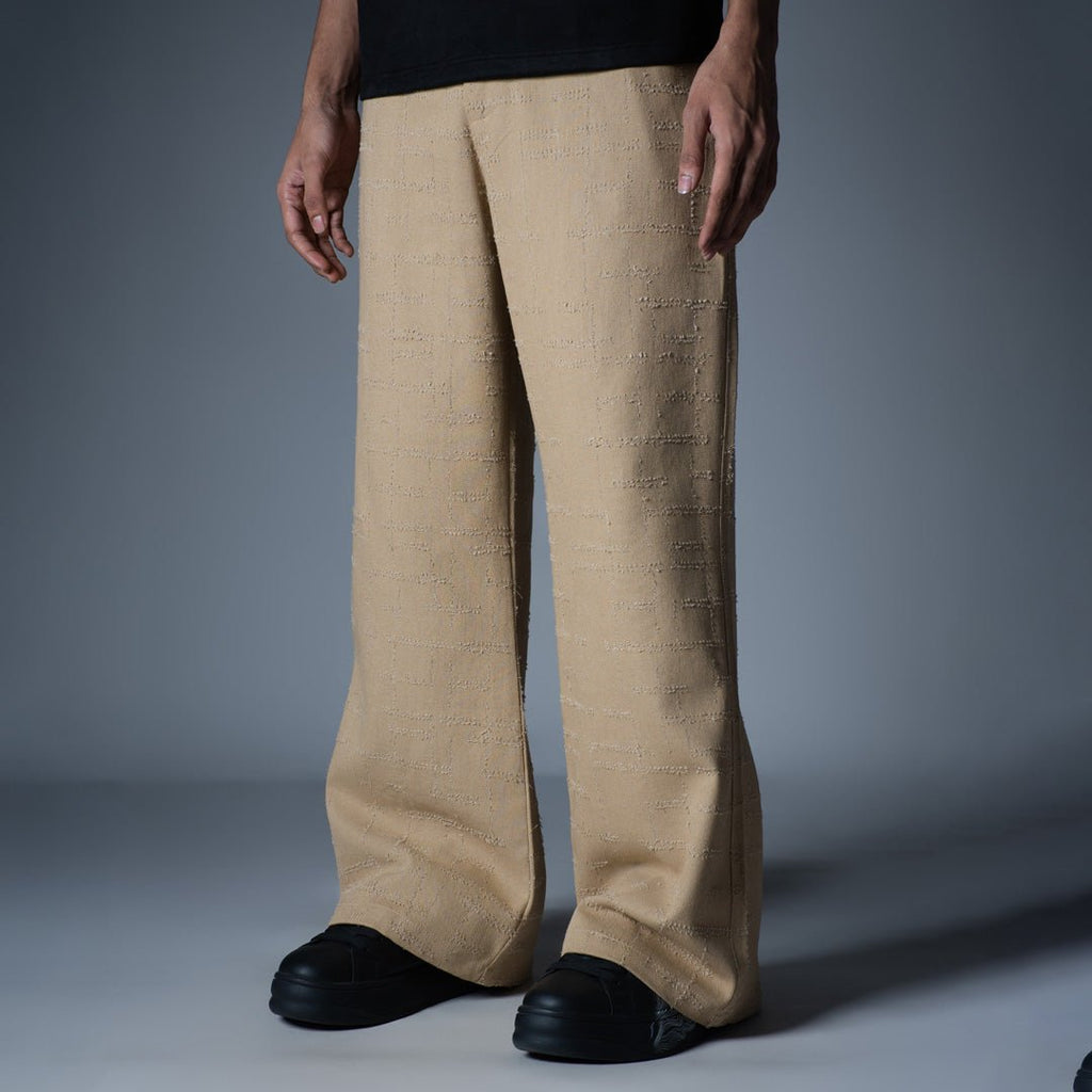 BEIGE ROOFING BOOT CUT DENIM - Hophead
