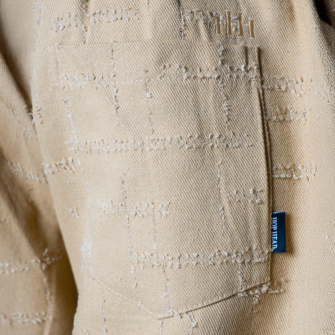 BEIGE ROOFING BOOT CUT DENIM - Hophead