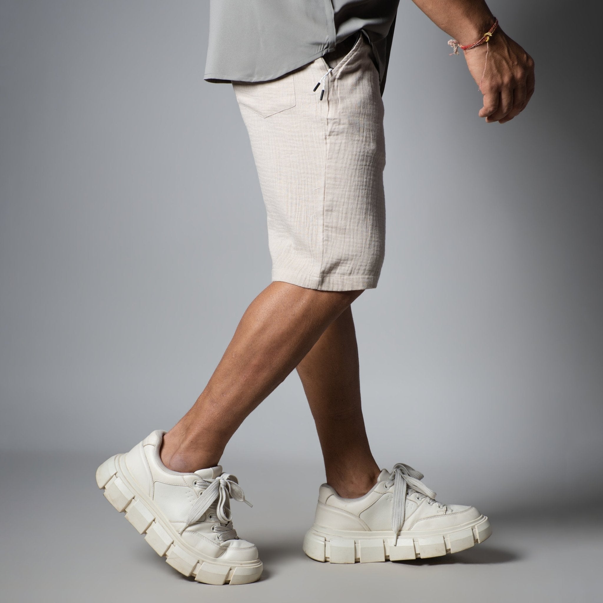 BEIGE URBAN EASE SHORTS - Hophead