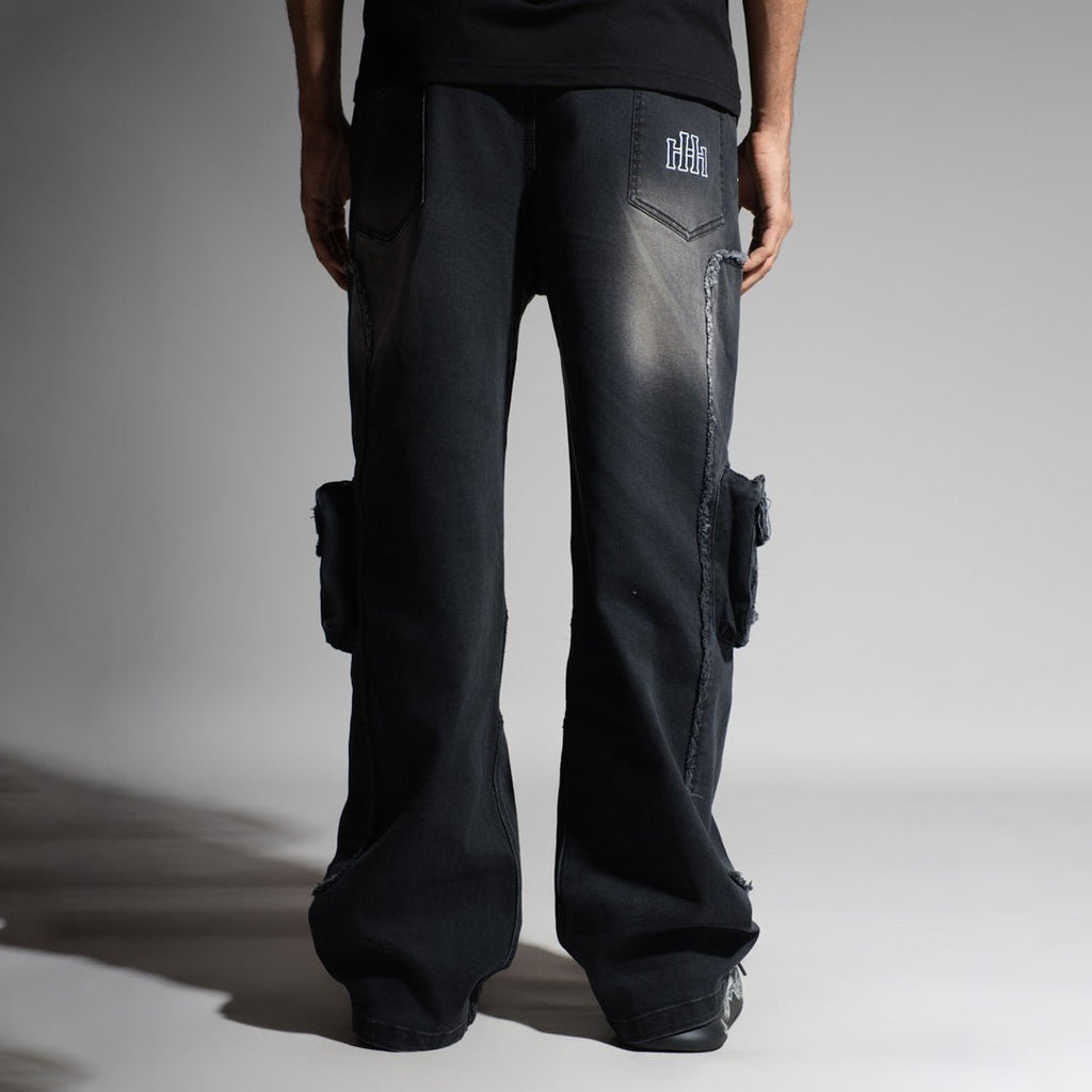 BLACK 3D CIRCUIT DENIM - Hophead