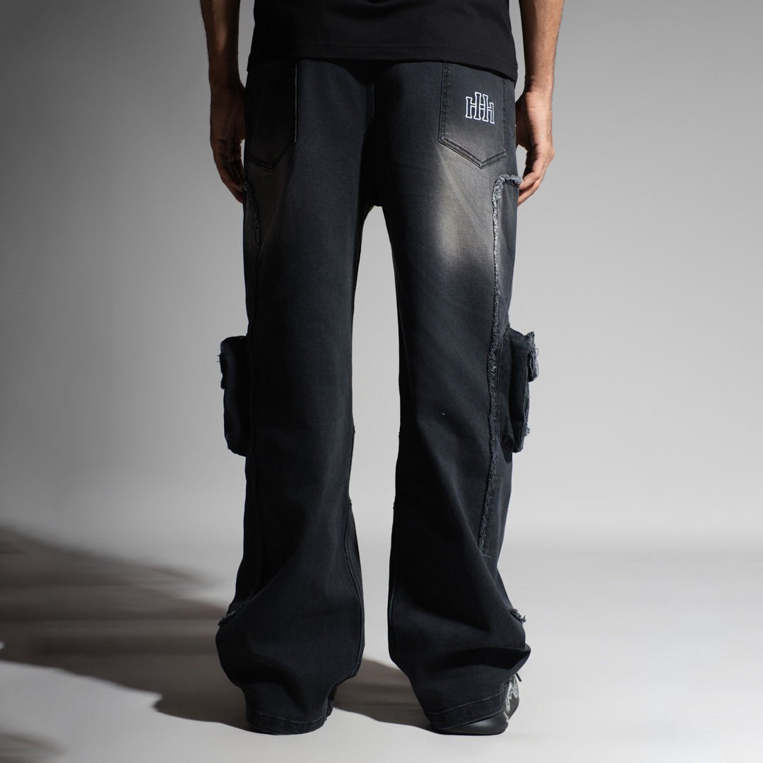 BLACK 3D CIRCUIT DENIM - Hophead