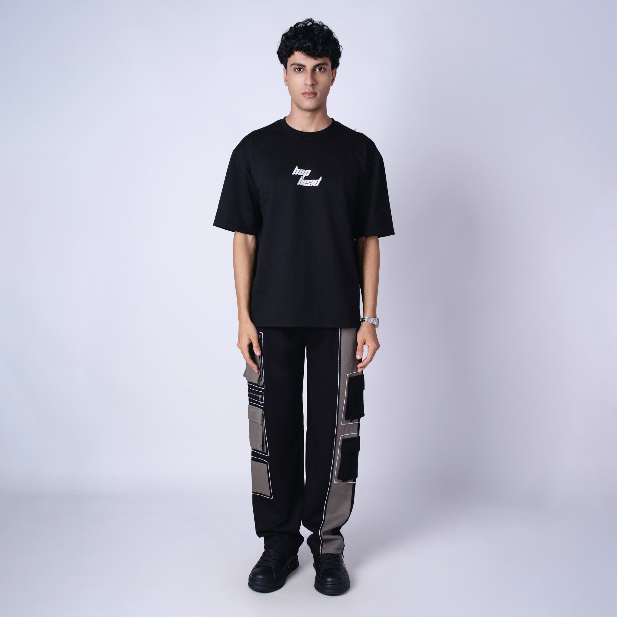 BLACK AND PISTACHIO POCKET CARGO - Hophead