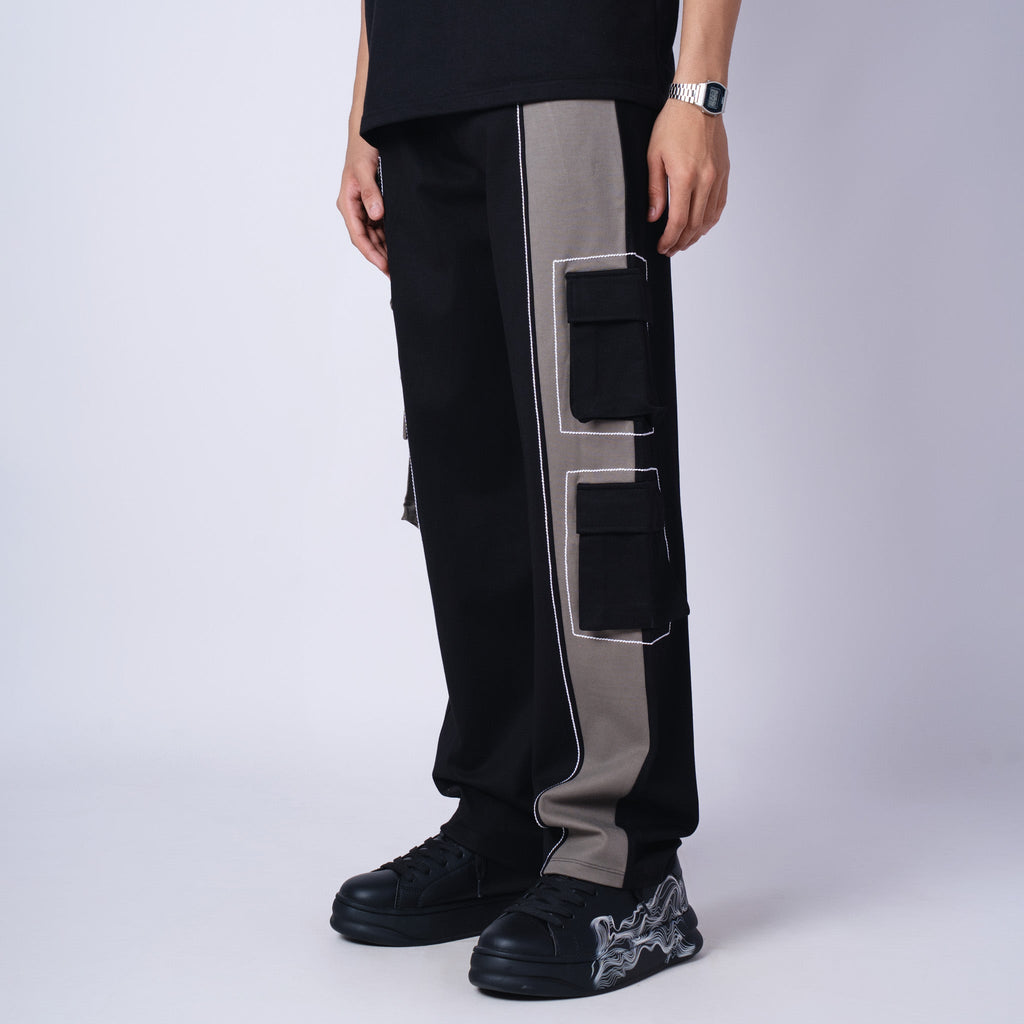 BLACK AND PISTACHIO POCKET CARGO - Hophead