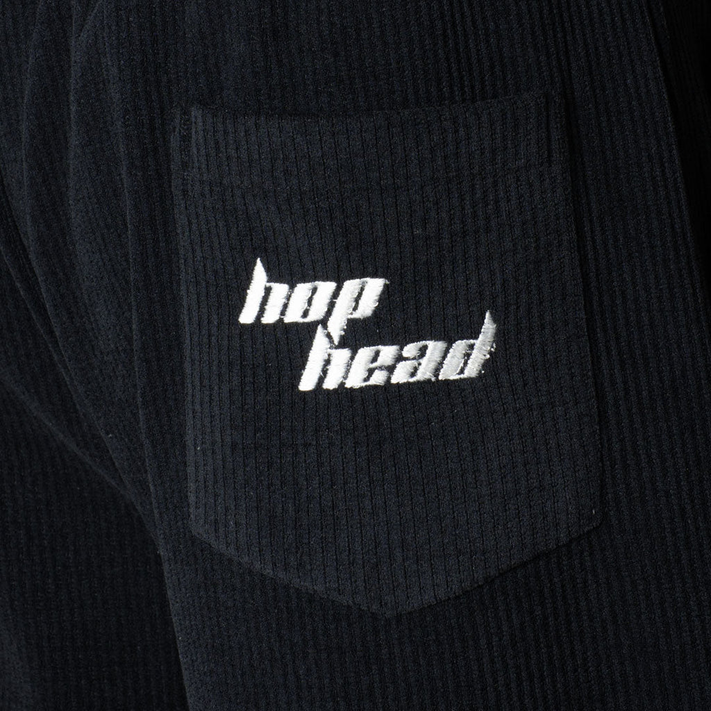 BLACK CORDRIP SWEATPANTS - Hophead