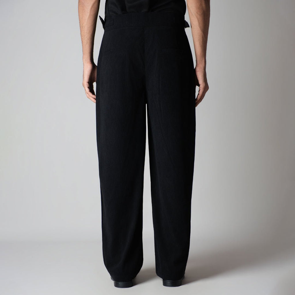 BLACK CORDUROY FORMAL TROUSER - Hophead