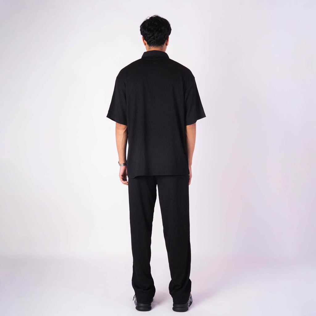 BLACK CRINKLE CO - ORD SET - Hophead