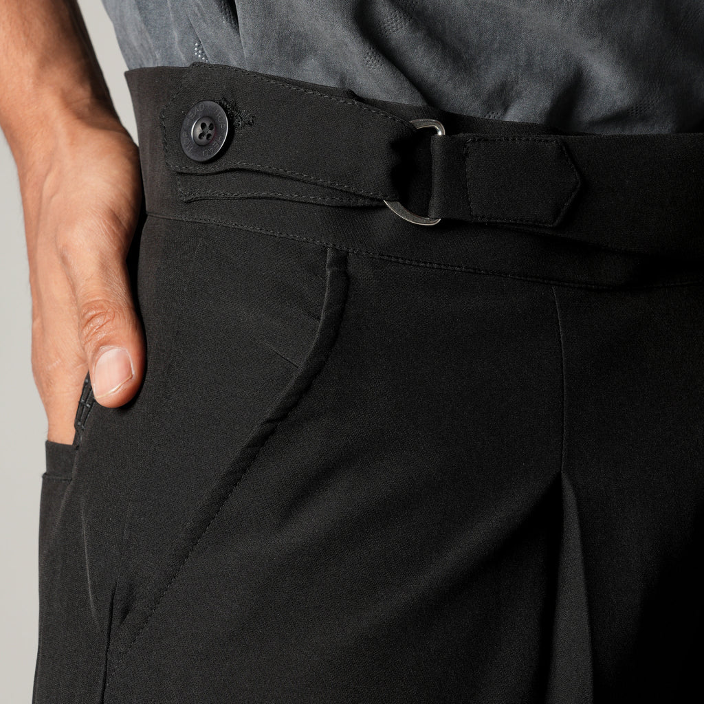 BLACK D - RING ITALIAN STYLE TROUSER - Hophead