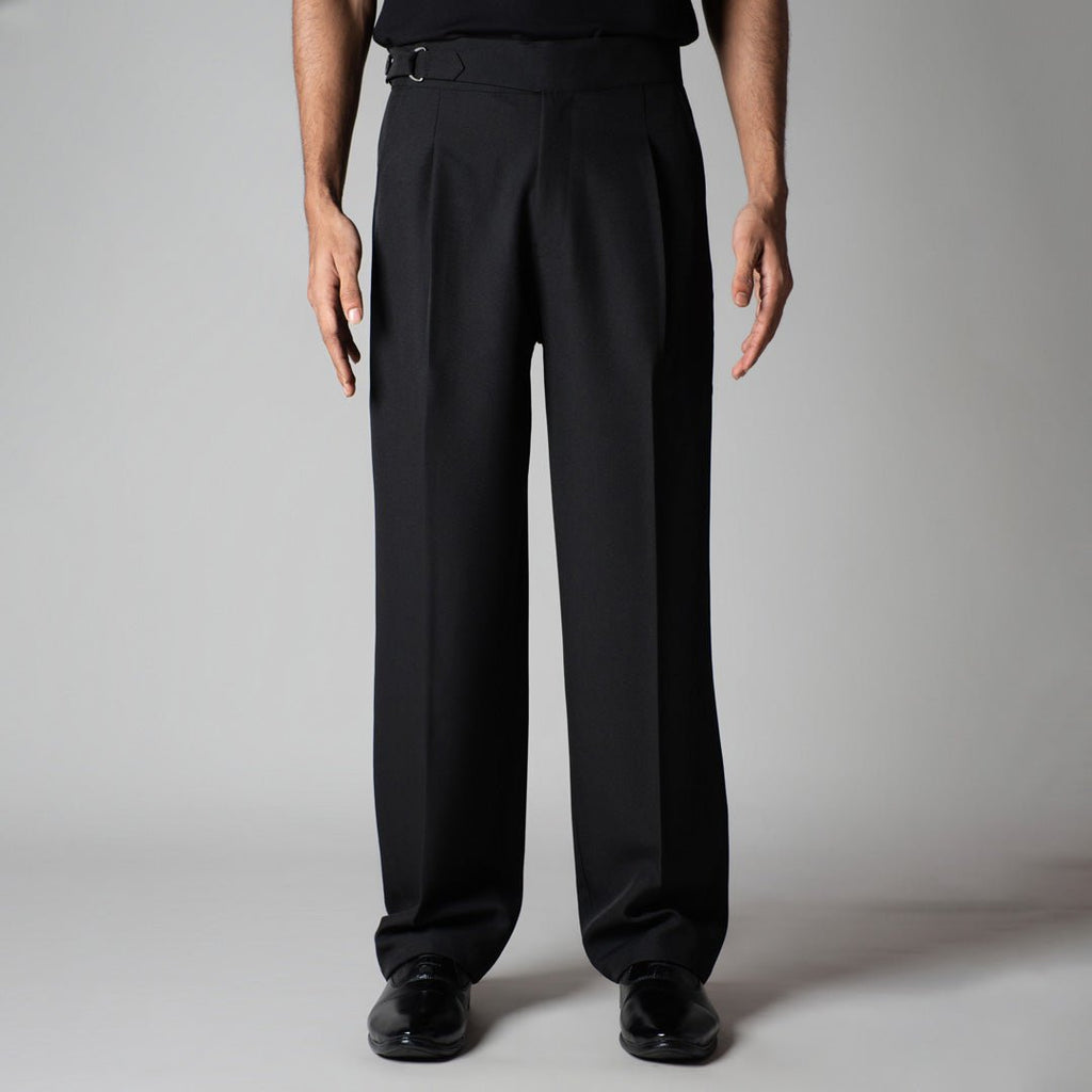BLACK D - RING ITALIAN STYLE TROUSER - Hophead