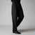 BLACK D-RING ITALIAN STYLE TROUSER