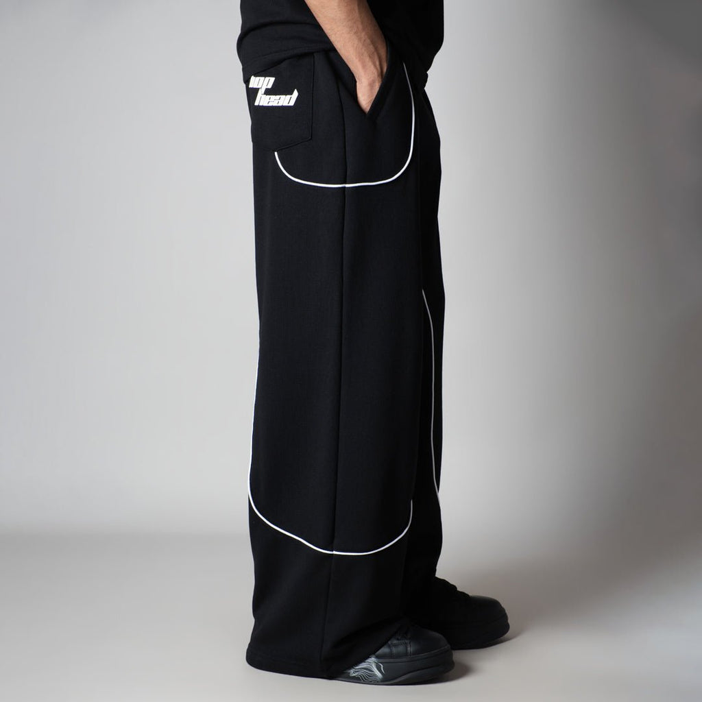 BLACK DAILY RUN SWEATPANT - Hophead