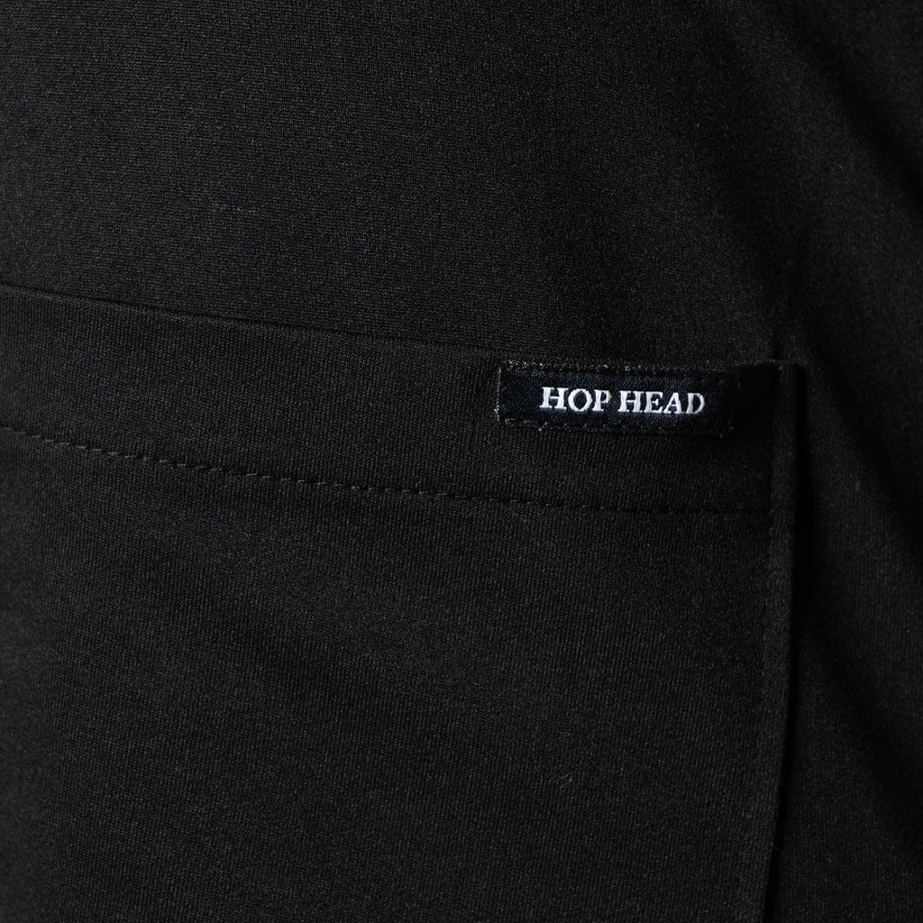BLACK DOUBLE POCKET SHORTS - Hophead