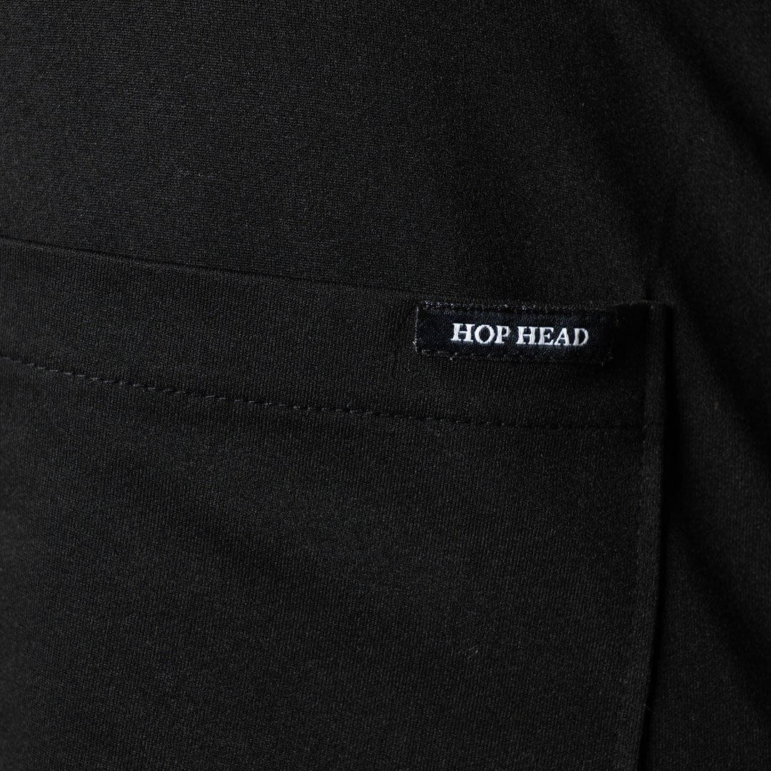 BLACK DOUBLE POCKET SHORTS - Hophead