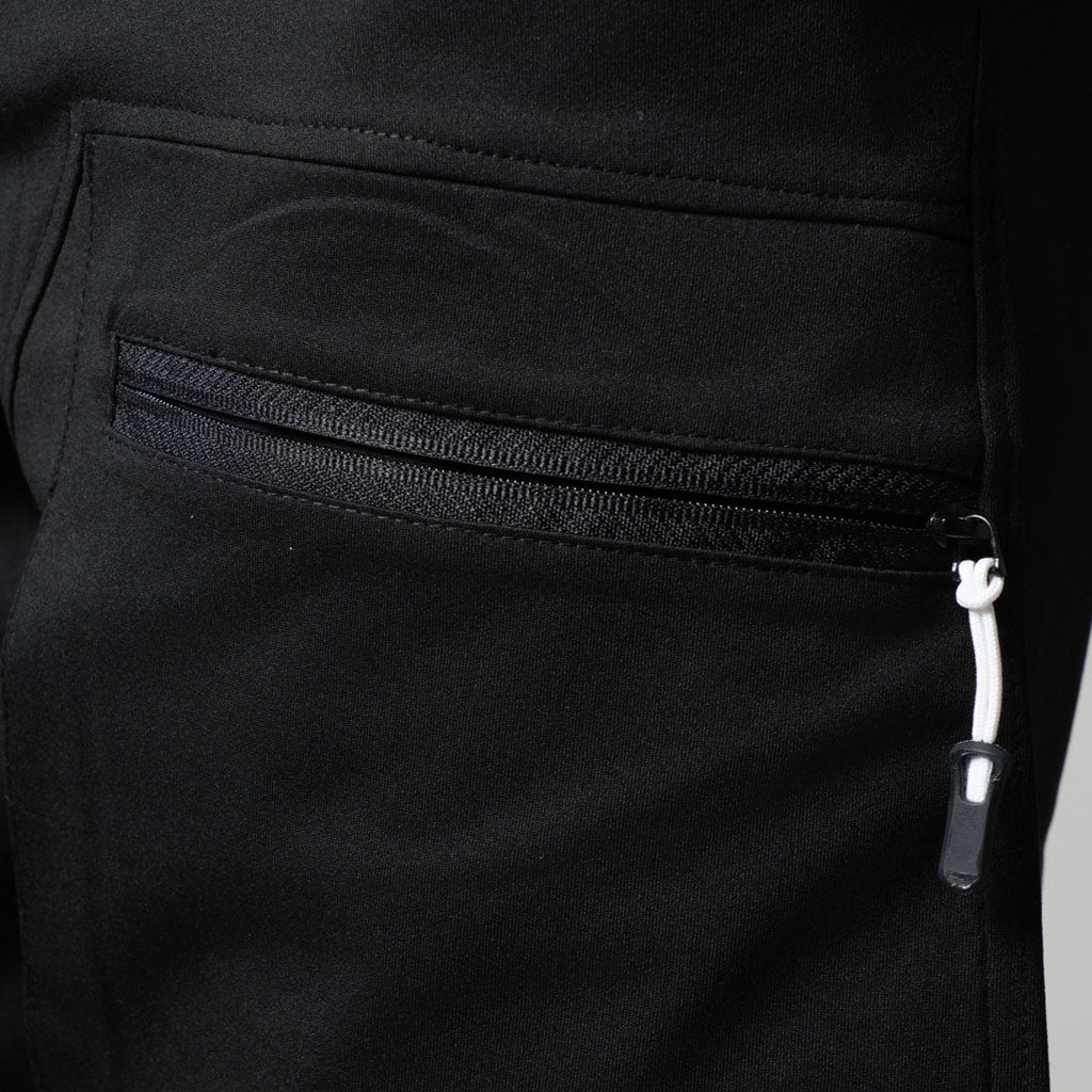 BLACK DOUBLE POCKET SHORTS - Hophead