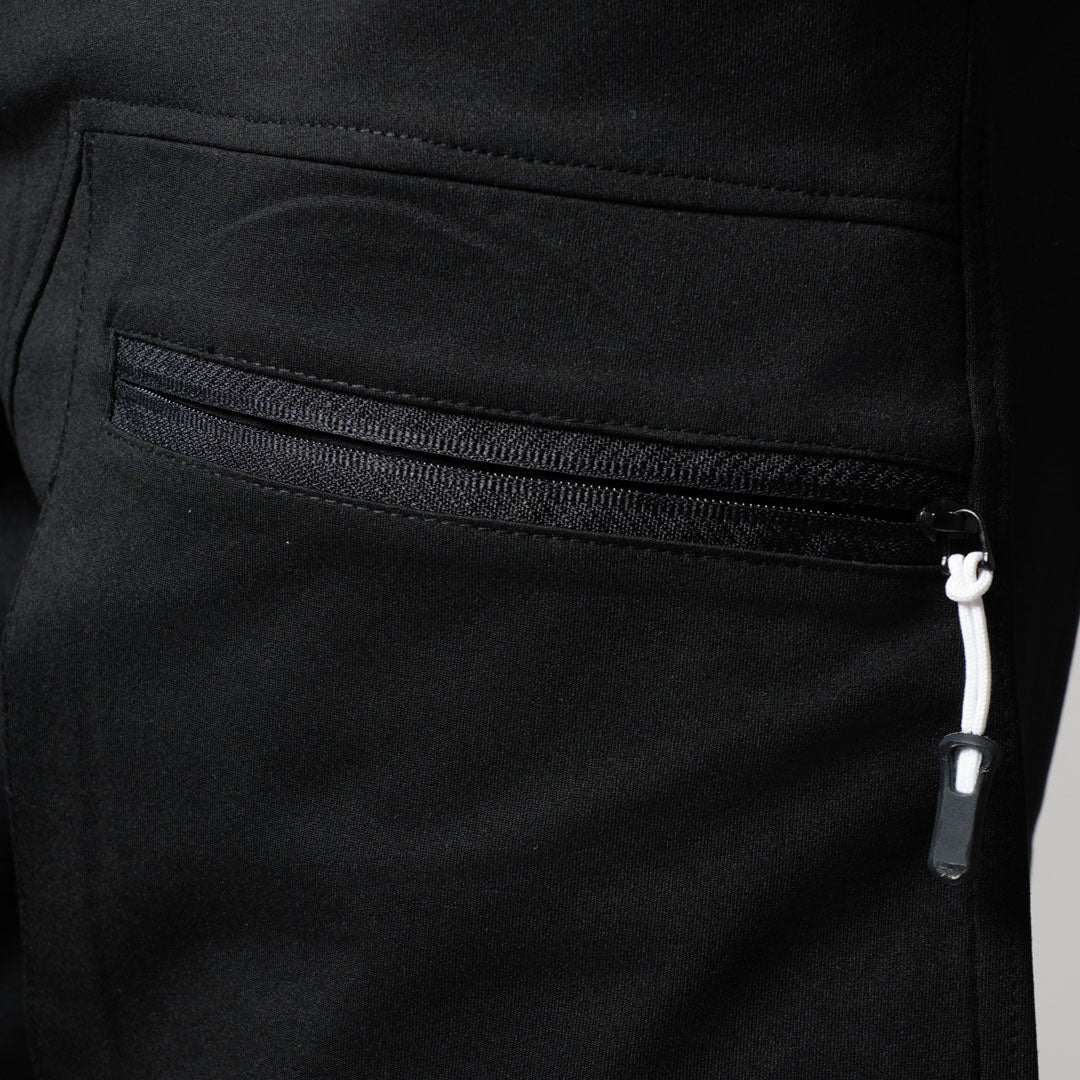 BLACK DOUBLE POCKET SHORTS - Hophead