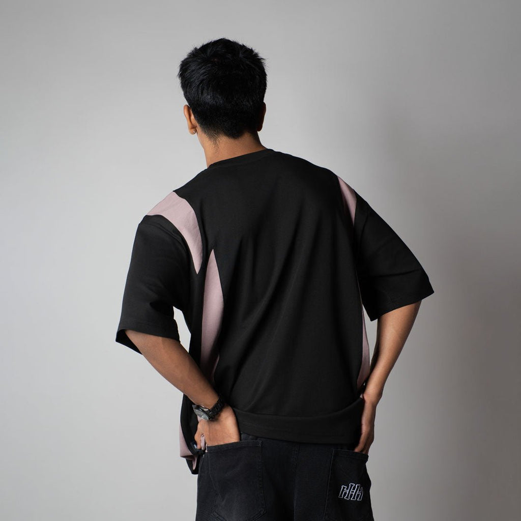 BLACK EDGEPANEL T - SHIRT - Hophead