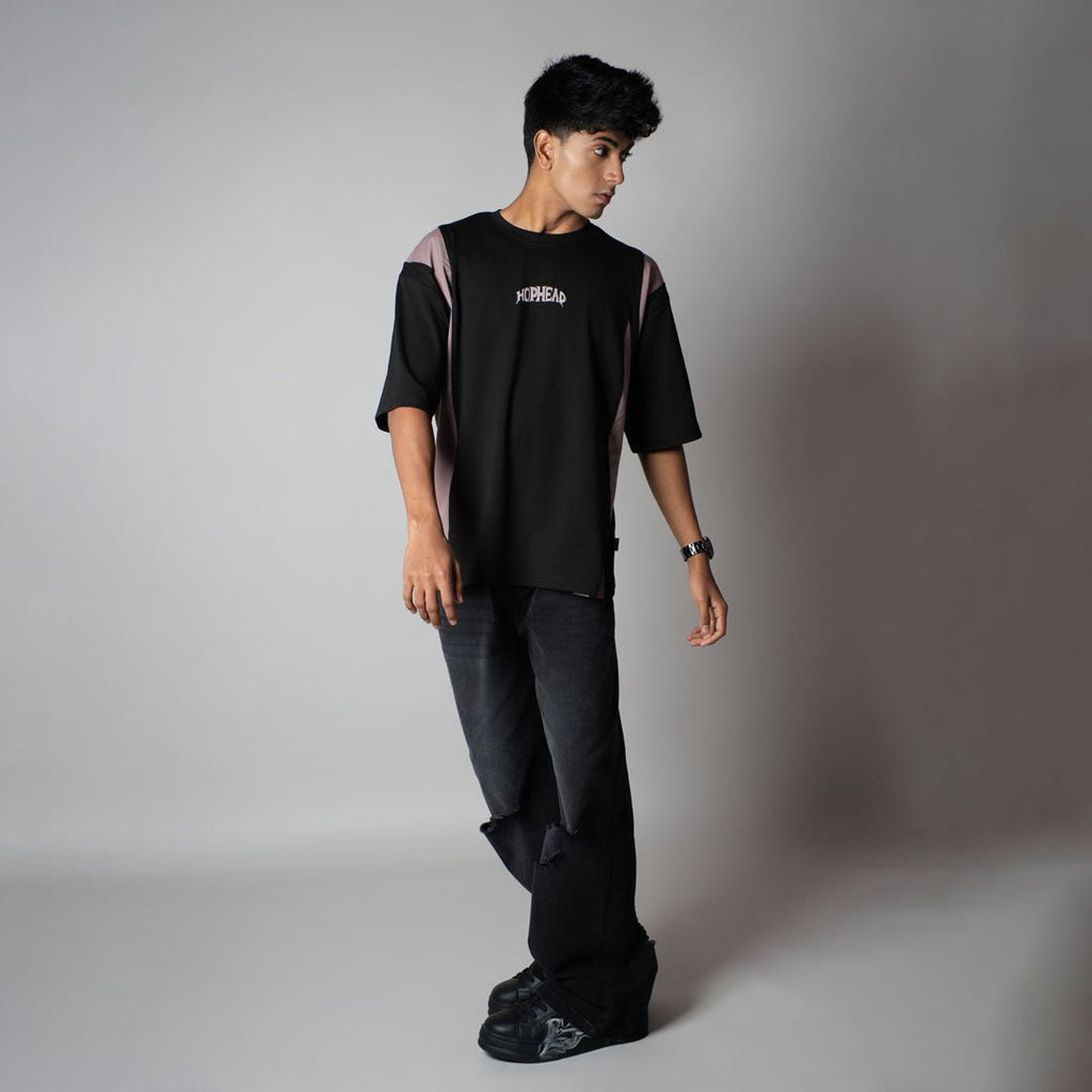 BLACK EDGEPANEL T - SHIRT - Hophead