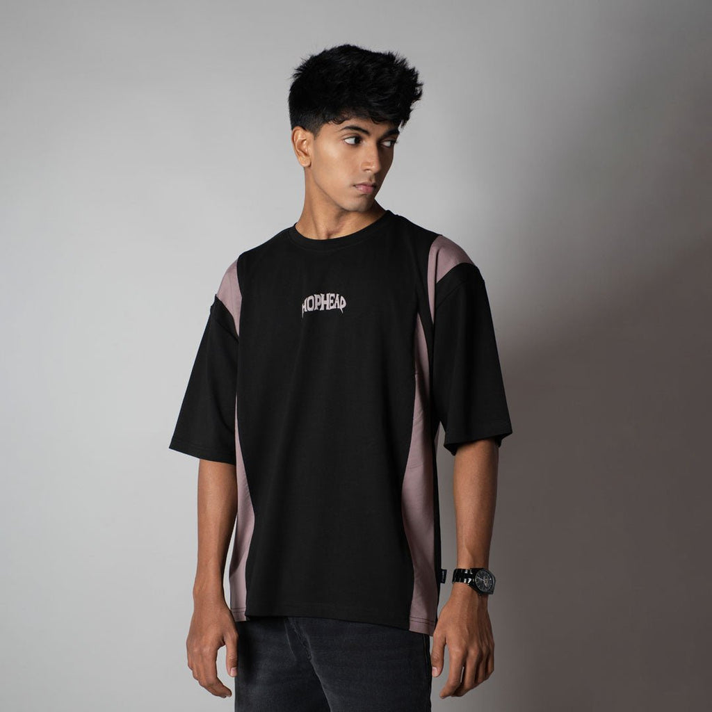 BLACK EDGEPANEL T - SHIRT - Hophead