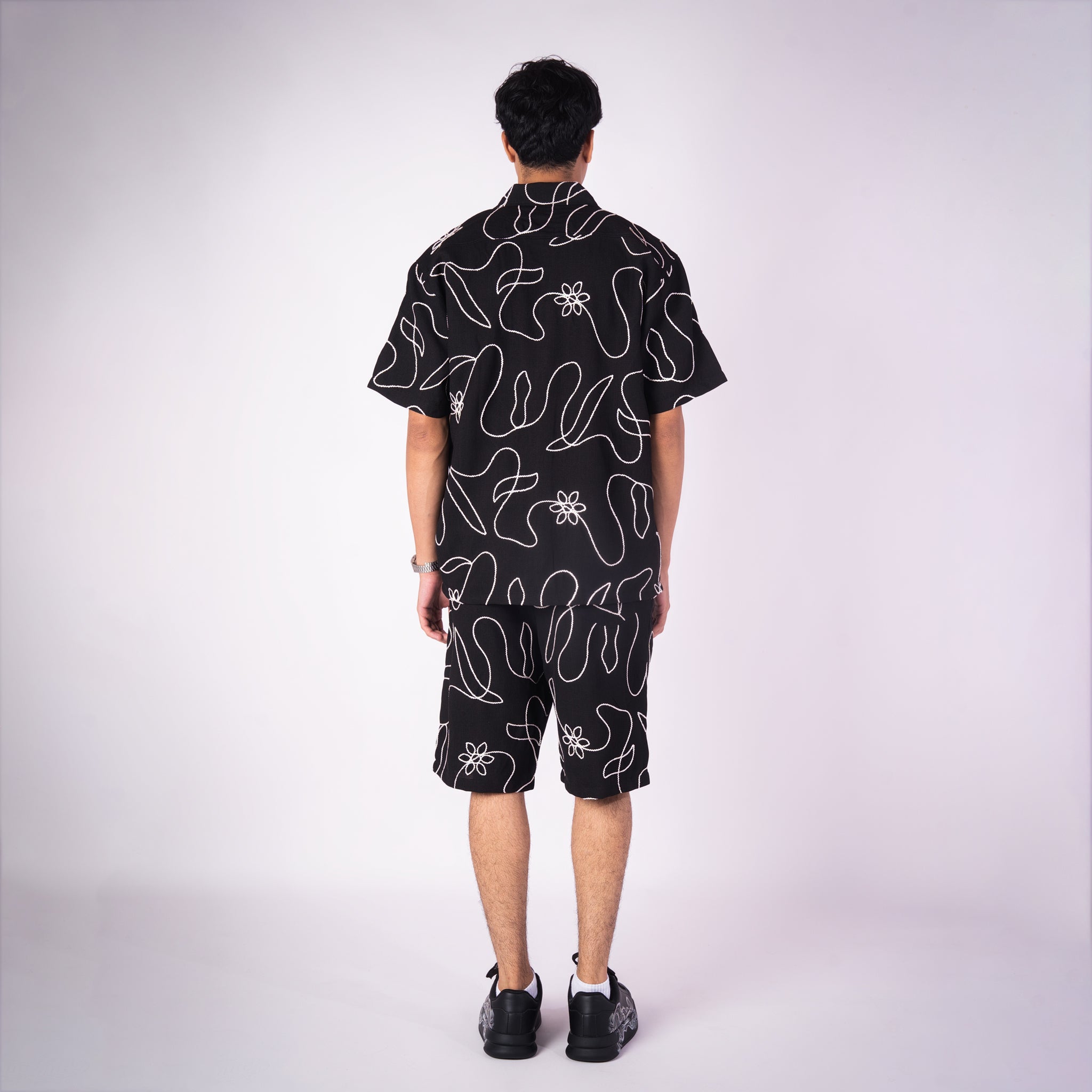 BLACK EMBROIDERED CO - ORD SET - Hophead