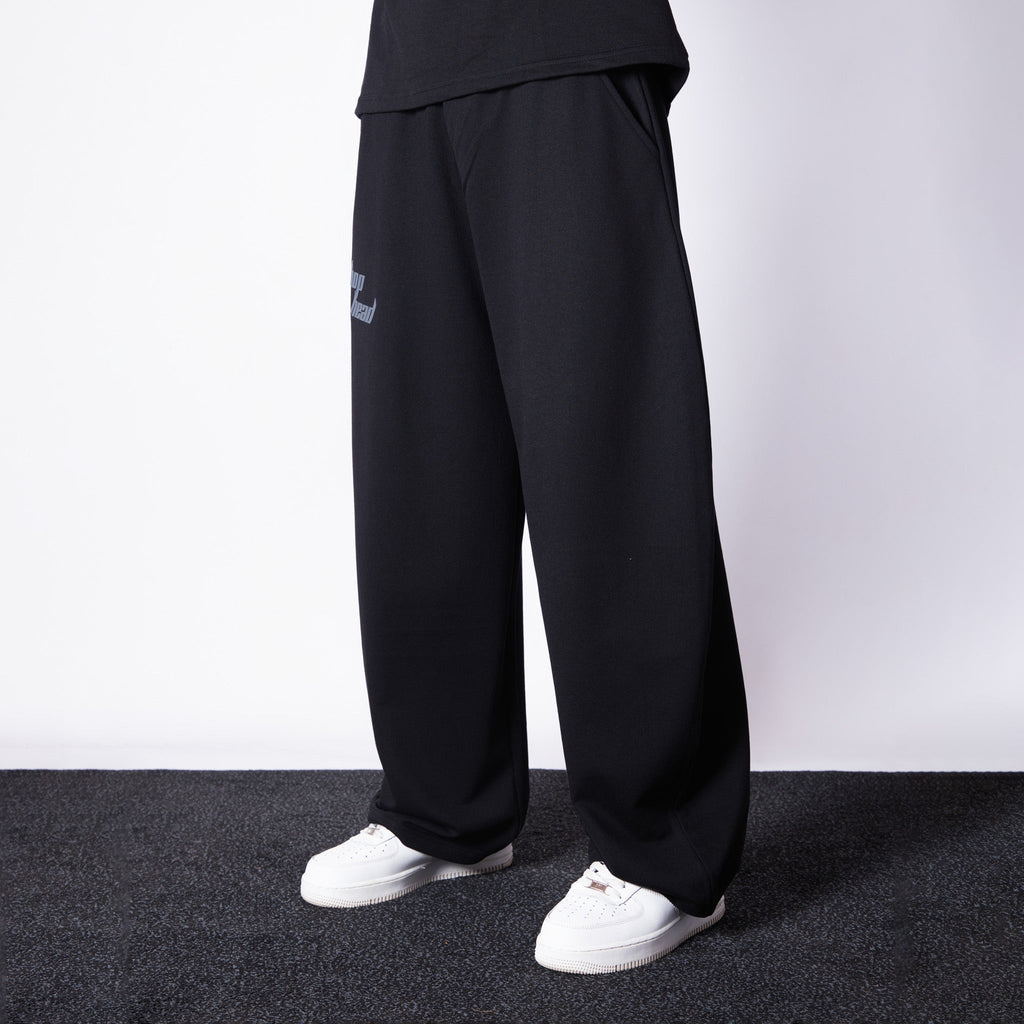 BLACK EXTREME BAGGY BASIC SWEATPANTS - Hophead