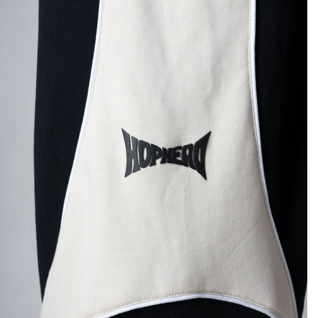 BLACK HALF CIRCLE SWEATPANT - Hophead