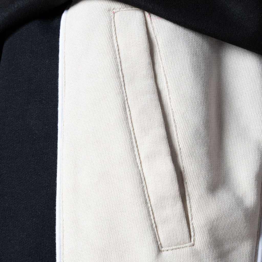 BLACK HALF CIRCLE SWEATPANT - Hophead