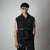 BLACK KNITDRIP UTILITY JACKET